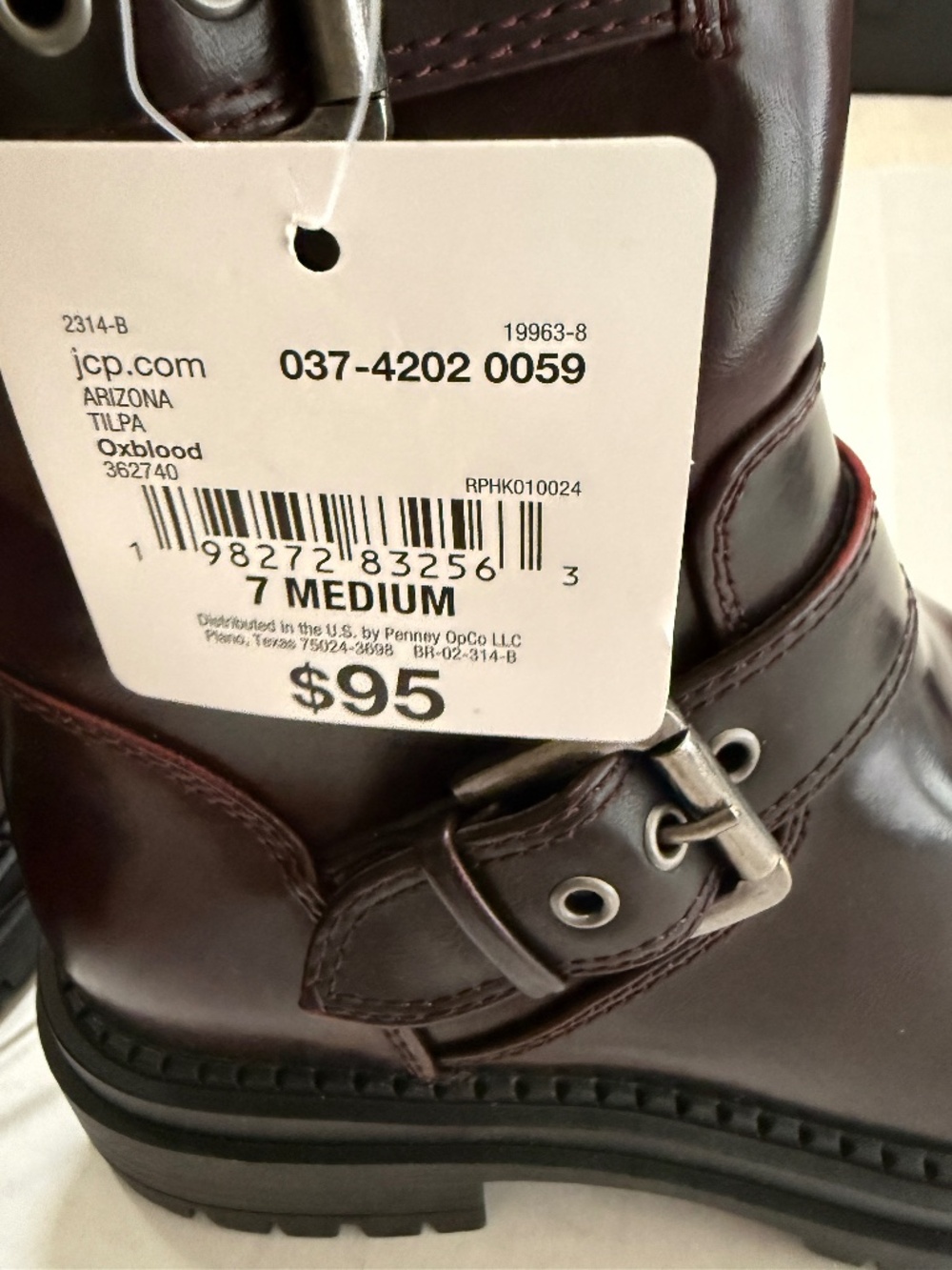 Arizona Tilpa Moto Combat Boots size 7 - Picture 9 of 9